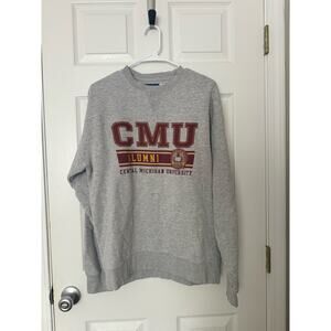 Big Cotton Central Michigan University Alumni Gray Sweatshirt Sz: Medium